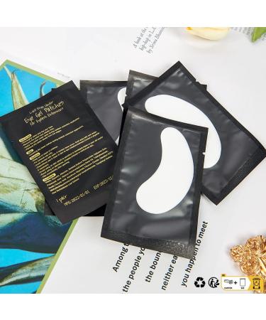 Lunamoon Eye Pads for Eyelash Extensions | 50 Pairs Black Gel Patches - Ideal for Lifting Coloring & Care - Buy Online on GoSupps.com