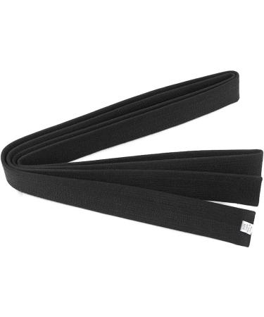 Freshday High-Grade 8.6ft Black Karate Belt for Taekwondo & Judo - Soft Fabric - Buy Online on GoSupps.com