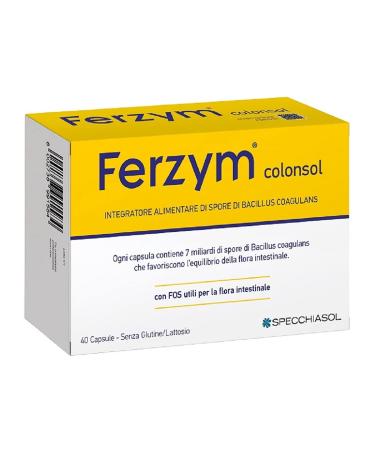 Specchiasol Ferzym Colesol New 40 Capsules