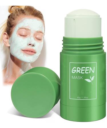 Green mask stick green tea mask Oil Control green tea cleaning mask moisturizing blackhead removering facial mask.