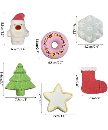 QINGQIU 6 Pack Christmas Bubble Bath Bombs - Perfect Gifts for Kids, Girls, Boys, and Women - Stocking Stuffers - Buy Online on GoSupps.com