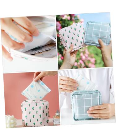 Healifty 4 Pcs Napkin Storage Bag Set | Travel Hygiene Zip Wallet | Menstrual Pad Organizer & Mini Wet Bags | Ideal for Girls and Women - Buy Online on GoSupps.com
