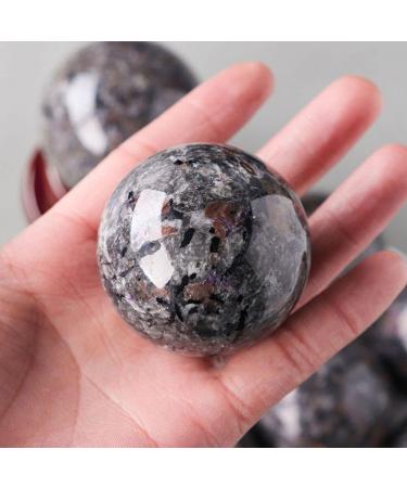 Jkapagzy Natural Yooperlite Crystal Ball Stone Fluorescent Stone Accessories Decoration Energy Room Reiki Ge Aquarium Specimens 5cm/1.96 Inch 1pcs - Buy Online on GoSupps.com