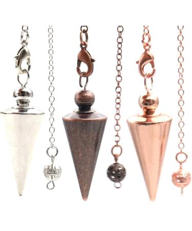 Faderr W nschelruten Pendulum - Spiritual Reiki Copper Cone for Fortune Telling & Healing | International Shipping - Buy Online on GoSupps.com