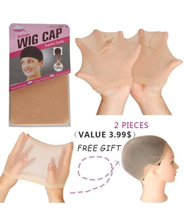 MISSQUEEN Short Ombre Blonde Wavy Bob Wig with Bangs - Synthetic Curly Pastel Bob for Women, Colorful Cosplay Omber Blonde - Buy Online on GoSupps.com