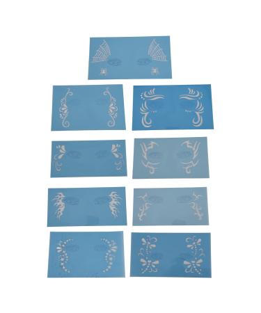 Face stencil eco-friendly reusable makeup face painting stencil for birthday party for women for stage performance