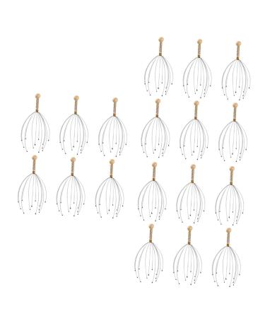 TOVINANNA 18 STK Massage device Scalp Care Heabs Care Scalp Massage Massage Mini Massager Tool Hairwish Steel Massage Thread Massage Bush