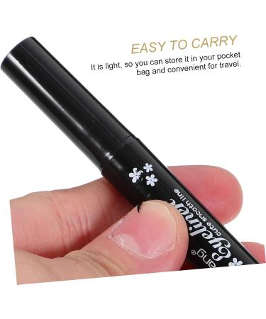 PLAFOPE 4pcs Eyeliner Makeup Pencils for Eyes Ink Liner Makeup Long-lasting Eye Pencil Eye Stamp Black Abs - Buy Online on GoSupps.com