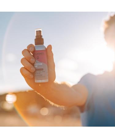 SPF50+ Sun Protection Spray - High Factor UVA 5* Ultra UVB Water Resistant Non Greasy Sun Cream SPF 50 Quick Dry Oil Spray For Face Body and Scalp. Suitable for Men & Women. LifeJacket Skin 100ml - Buy Online on GoSupps.com