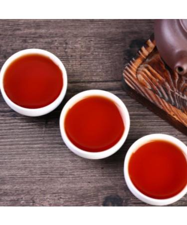 HQZM Yunnan 357g Imperial Court Tribute Black PuErh Mature Tea Cake Ancient Chinese Puer Tea - Buy Online on GoSupps.com