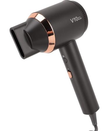 Professional Ionic Hair Dryer Quiet Constant Temperature Heating Side Air Inlet Negative Ion Blow Dryer Non Slip Gentle for Travel (US Plug 110V) - Buy Online on GoSupps.com