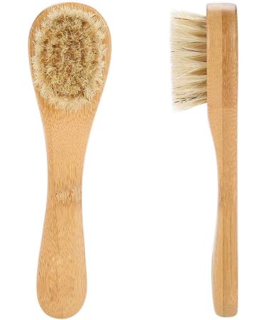 Body Brush Face Cleansing Brush for Facial Exfoliation Wooden Handle Face Brush Exfoliating Cleaning Skin Brush Tool - Buy Online on GoSupps.com