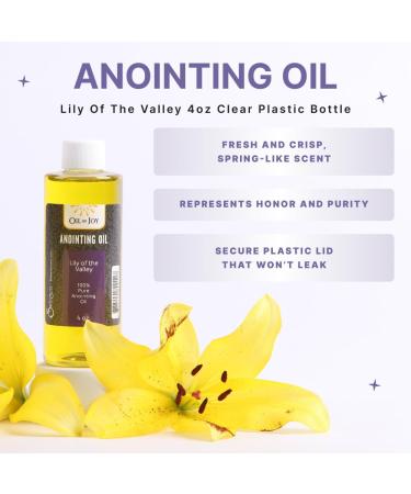 Anointing Oil - Lily of The Valley - 4 oz Altar Size - Biblical Oils for Daily Prayer Ceremonies - Represents Honor & Purity - Buy Online on GoSupps.com