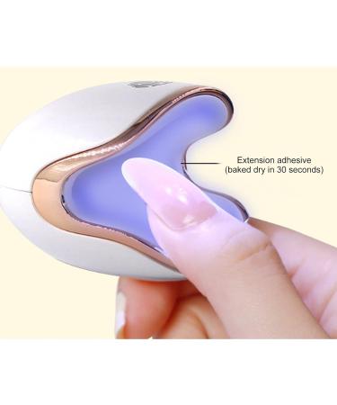 Mini Nail Lamp - Portable Egg Shape Nail Dryer for Home & Salon | Multifuntional Phototherapy Manicure Tool - Buy Online on GoSupps.com