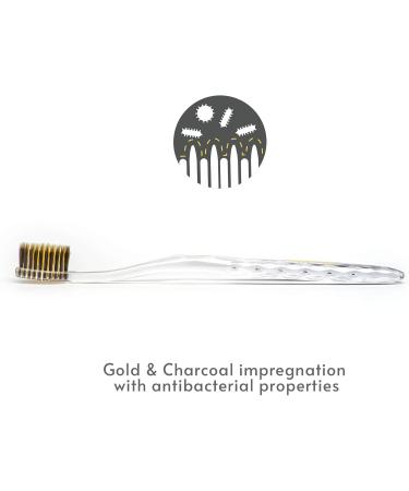 Buy Nano B Gold Crystal Antibacterial Toothbrush - Best International Shipping & Hygiene Protection - Buy Online on GoSupps.com