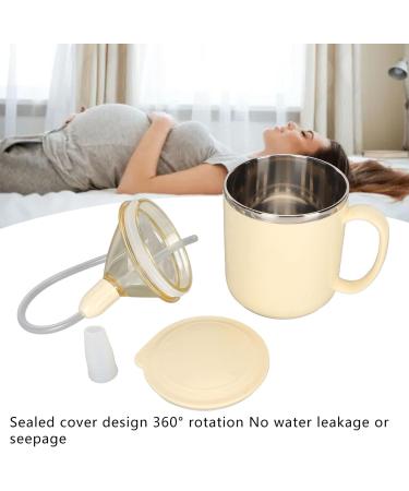 Convested 360 Leakproof Drinking Cup with Straw - Multifuntional & Rotatable for Convalescent Use (Yellow) - Buy Online on GoSupps.com
