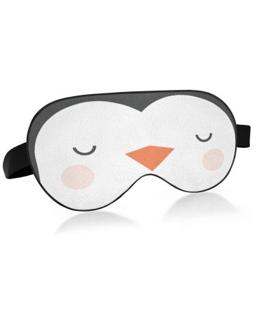 Cute Penguin Sleep Mask Blindfold Blackout Cooling Funny Eye Mask for Sleeping with Elastic Strip for Women Man 20951269 Cute-1 one size