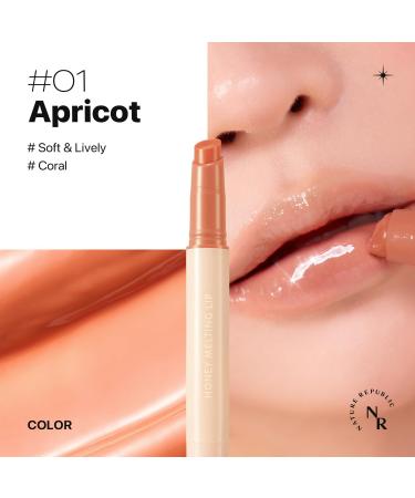 Buy Nature Republic Honey Melting Lip (01 Apricot) - K-Beauty Lip Plumper Tint & Balm | Cute Glow Lip Gloss - International Shipping Available - Buy Online on GoSupps.com
