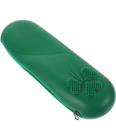 FRCOLOR 3-Piece Silicone Make Up Brush Tool Kit for Travel Make Up Silica Gel Green 22.5X8.5CM - Buy Online on GoSupps.com
