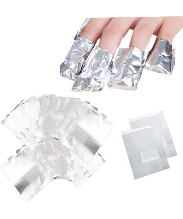FRCOLOR Nail Remover Pads nails gel nail gel nail remover foil nail wraps nail wraps pad gel remover pad aluminum foil manicure Gel Polishes medium As Shown - Buy Online on GoSupps.com
