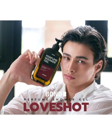 Loveshot Bond Perfume Shower Gel for Men - 500 ml Deep Nourishing Oil Texture for Youthful Skin - Buy Online on GoSupps.com