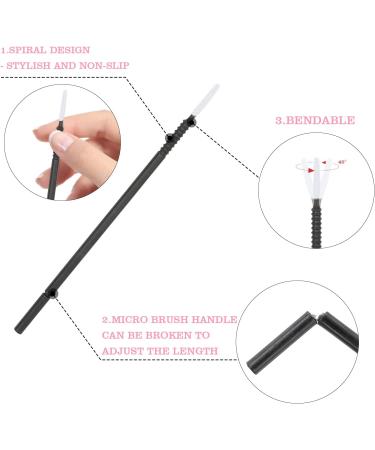 400 PCS Black G2PLUS Micro Applicator Brushes for Lash Lift & Eyelash Extensions Crafting - Buy Online on GoSupps.com