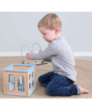 Little Dutch Activity Cube - Blue Motor Skills Loop Adventure for Kids | Shop Internationally - Buy Online on GoSupps.com