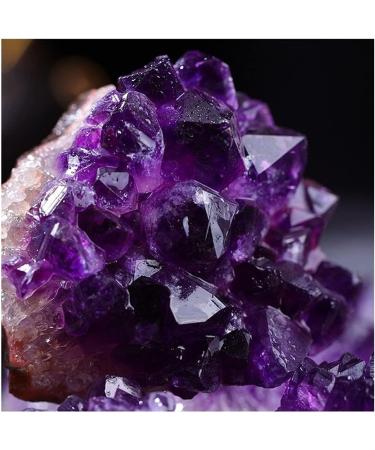 Natural Raw Amethyst Cluster Purple Cluster Quartz Cluster DIY Jewelry Raw Stone Specimen Home Decoration Crafts Crafts JZIGTDEM - Buy Online on GoSupps.com