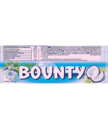 BOUNTY - Mini Chocolate Coconut Bars - 7 Mini Bars - 227g Pack - Buy Online on GoSupps.com