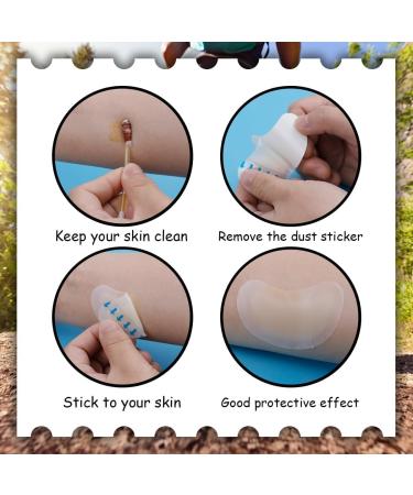 25 Pack Blister Bandages - Waterproof Gel Heel Pads for Foot & Toe Protection | Cushioned Adhesive Blister Guards - Buy Online on GoSupps.com