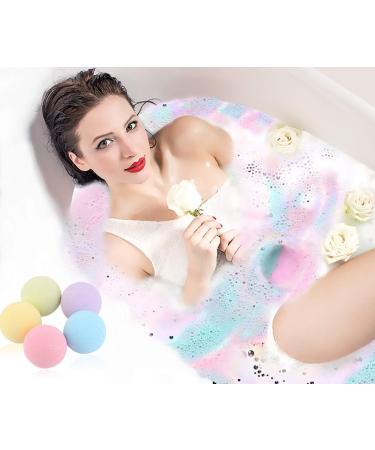 Organic Bath Bombs Gift Set - 12 Fizzy Bubble Bath Bombs with Essential Oils - Vegan Spa Kit for Her, Men, Kids - Birthday Gift Idea - Buy Online on GoSupps.com