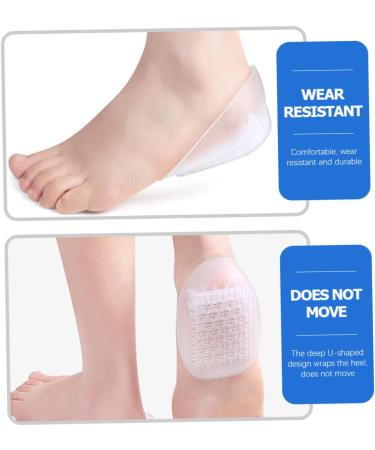 NOLITOY Heel Pain Gel Pads - U-Shaped Heel Cushions for Men & Women | Orthopedic Support & Ankle Relief - 3 Pairs - Buy Online on GoSupps.com