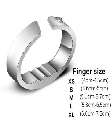 Titanium Steel Anti-Snoring Ring | Acupressure Natural Therapy Snoring Aid | Insomnia Solution (Extra Small) - Buy Online on GoSupps.com