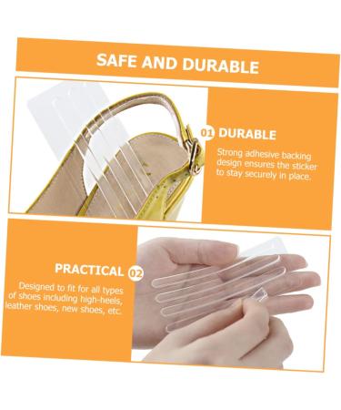 FOMIYES 12 Sheets Thin Sandal Stickers | Comfortable Heel Liners & Cushions for Women | High Heel Protectors & Tape | Summer Sandals Gel Solution - Buy Online on GoSupps.com