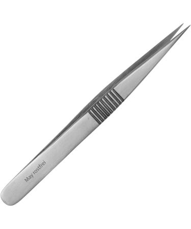 May 3x Splinter Tweezers - Stainless Steel First Aid Tweezers with Serrated Handle - Pointed Precision Tool for International Shipping - Buy Online on GoSupps.com