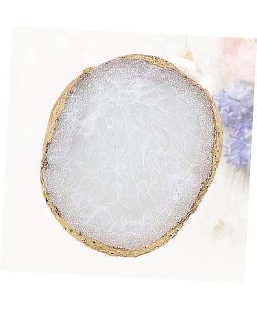 FUNOMOCYA Unique Resin Manicure Palette Agate Edge Nails Plate Art Tools White Kit 95*83cm white - Buy Online on GoSupps.com