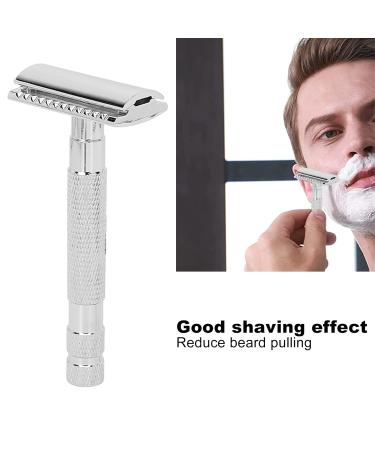Buy Silver Manual Razor for Safe and Stable Hairdressing | Perfect for Home & Travel | Washable & Robust - Buy Online on GoSupps.com