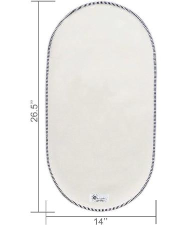Waterproof Changing Mat Liners 3 Pack by OLEH-OLEH - White (14 x 26.5) - Buy Online on GoSupps.com