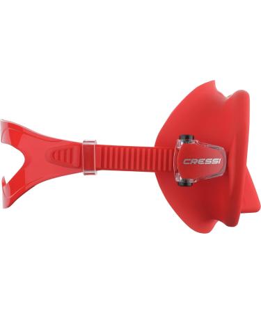 Cressi Adult Frameless Scuba Diving Mask - Single Lens - Red - Buy Online on GoSupps.com