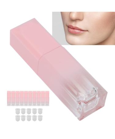 10 Pack 6ml Color Gradient Pink Lip Gloss Tubes - Refillable Lipstick Containers with Silicone Lid for Women & Girls - Buy Online on GoSupps.com