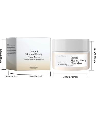 Crsetmyth Facial mask rice and honey rice honey spa mask rice beauty mask ground rice and honey glow mask rice husk powder glow from gemahlenem rice and honey rice ceramide cream for - Buy Online on GoSupps.com