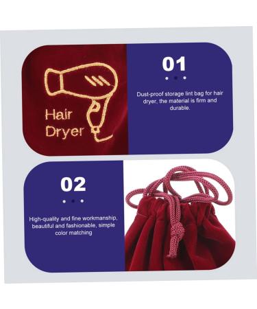Healeved 16 Pcs Storage Bag Hair Dryer Carrier Bags Bag Organizer Travel Tote Bag Hair Dryer Case Fabric - Buy Online on GoSupps.com