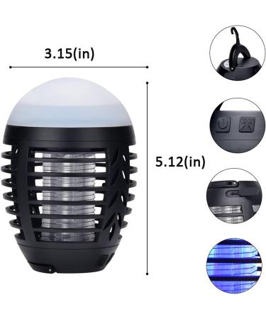 USB SafetyElectric Mosquito Zappers Waterproof Outdoor LED Mosquito Killer Electric Shock Mosquito Killer USB Multifunctional Mosquito Killer  - Buy Online on GoSupps.com