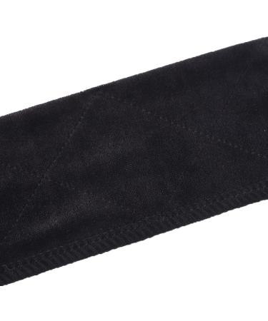 Headband Velvet Headwrap Wide Headband Workout Hair Band for Women Yoga Running Girls(black) - Buy Online on GoSupps.com