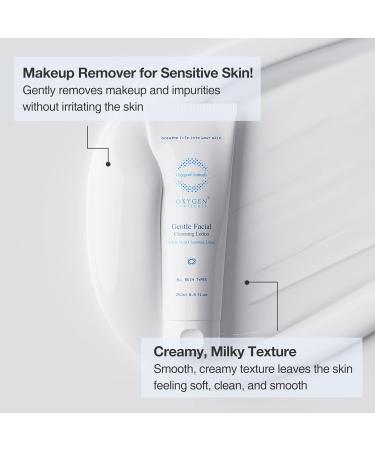 OxygenCeuticals Gentle Facial Cleansing Lotion Hydrating Cleanser for Sensitive & Dry Skin Removes Makeup Residue & Impurities Without Greasy Feel Enriched with Botanic Oils 8.8 fl.oz (250ml) 8.8 Fl Oz (Pack of 1) - Buy Online on GoSupps.com