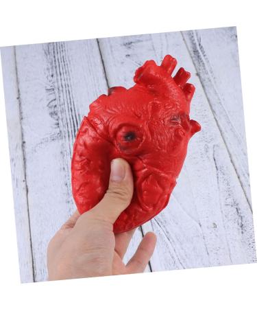 ABOOFAN 4pcs Fake Heart Halloween Body Parts Props Halloween Supplies Halloween Blood Props Realistic Heart Prop Halloween Heart Decor Dead Body Prop Prosthesis Emulsion Organ 14x6cmx4pcs Redx4pcs - Buy Online on GoSupps.com