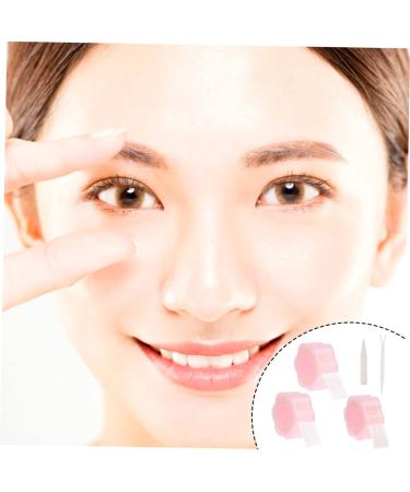 FOMIYES 9 Rolls Double Eyelid Sticker Instant Eyelid Tape Double Eyelid Tape Encounter Water Eye Patch 5x5x2.5cmx3pcs Pinkx3pcs - Buy Online on GoSupps.com