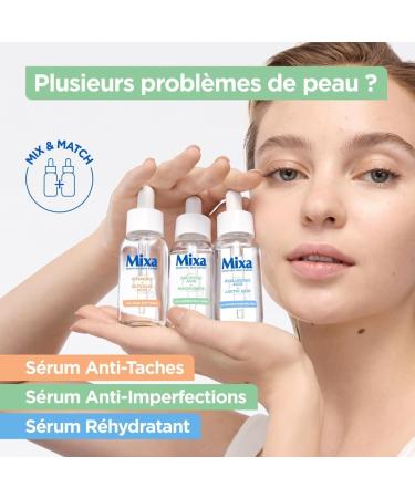 Mixa - Anti-Dark Spot Concentrated Serum - For Dull Complexions - Enriched with Vitamin C and Glycolic Acid - 30 ml - Buy Online on GoSupps.com