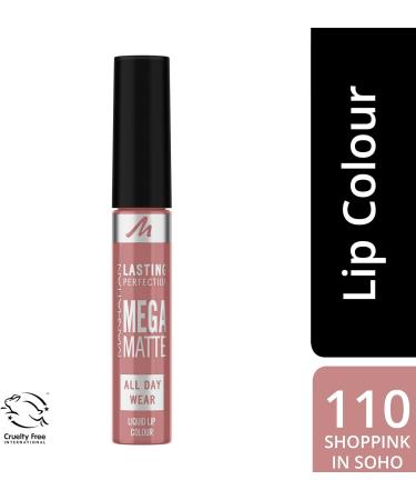  Manhattan Manhattan Lasting Perfection Mega Matte Liquid Lip Colour 110 - Buy Online on GoSupps.com