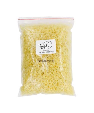 Bomaoer 5000pcs Yellow Orthodontic Elastic Rubber Bands for Braces - 1/4 3.5oz - Buy Online on GoSupps.com